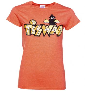Women's Tiswas Logo Heather Orange T-Shirt