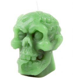 Zombie Head Candle