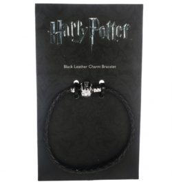 Black Leather Harry Potter Charm Bracelet For Slider Charms