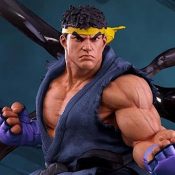 Ryu V-Trigger Player 2 Blue Street Fighter Statue
