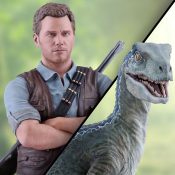 Owen and Blue Jurassic World Statue