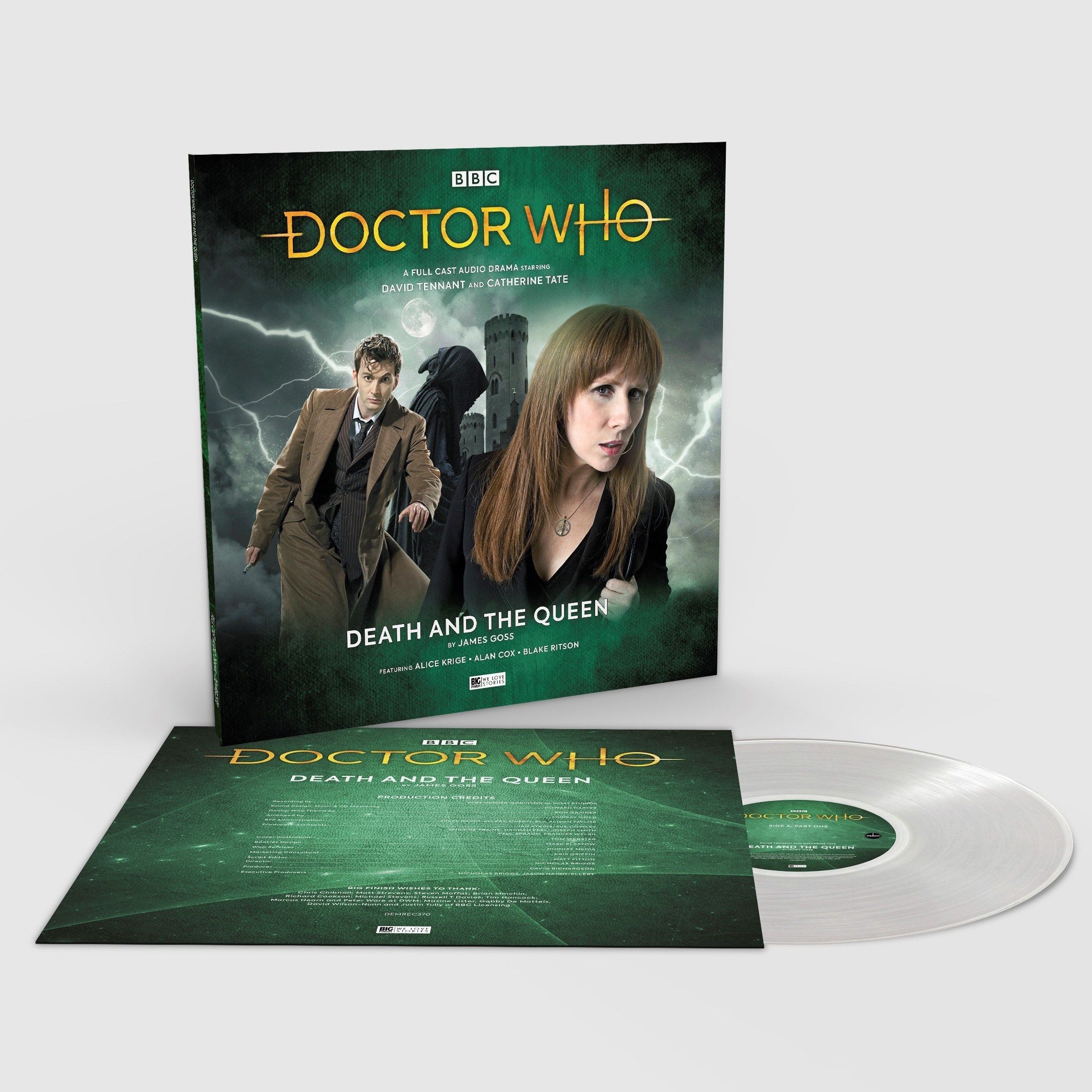 Doctor Who Death and the Queen Clear Vinyl