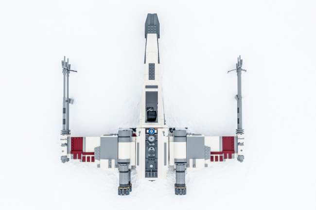 Lego X Wing Top Down