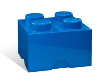 4-Stud Storage Brick Blue