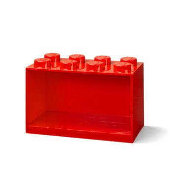 8-Stud Brick Shelf Bright Red