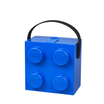 Box with Handle Blue