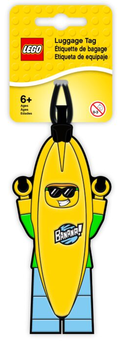LEGO Banana Guy Luggage Tag