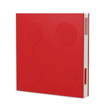 Notebook with Gel Pen Red