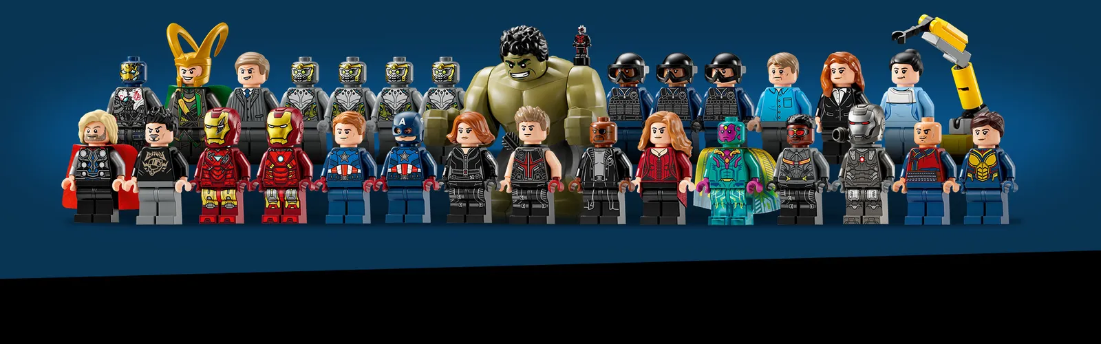 Marvel Avengers Minifigs From Lego Avengers Tower Set
