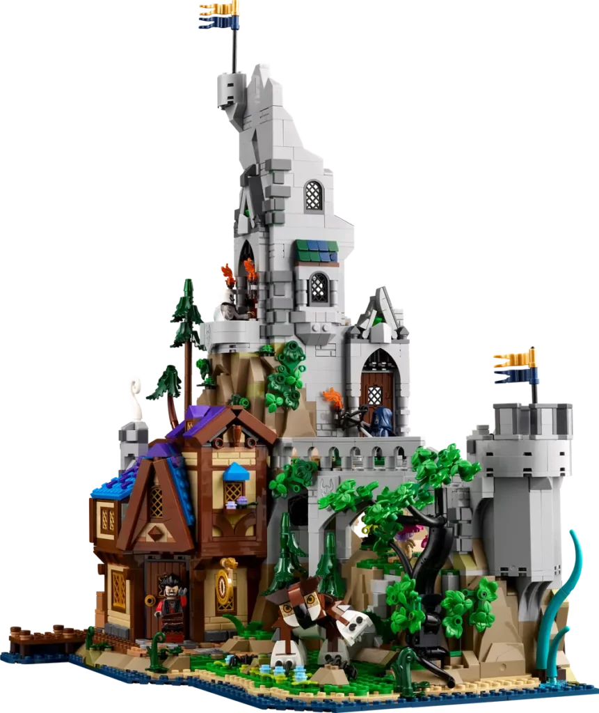 LEGO D&D - Side View - Can you spot the owlbear?